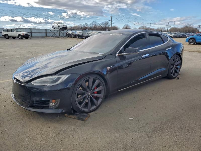 TESLA MODEL S 2017 with VIN 5YJSA1E41HF183994 - Photo from auction