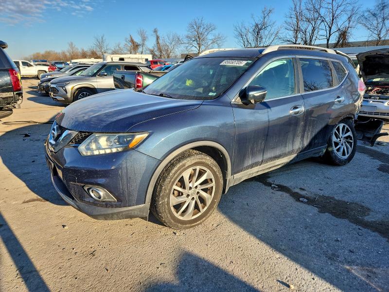 NISSAN ROGUE S 2015 with VIN 5N1AT2MV8FC839846 - Photo from auction
