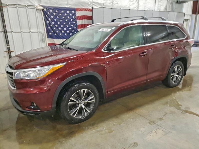 Фото 1 с аукциона – 2016 TOYOTA HIGHLANDER с VIN 5TDJKRFH3GS296204