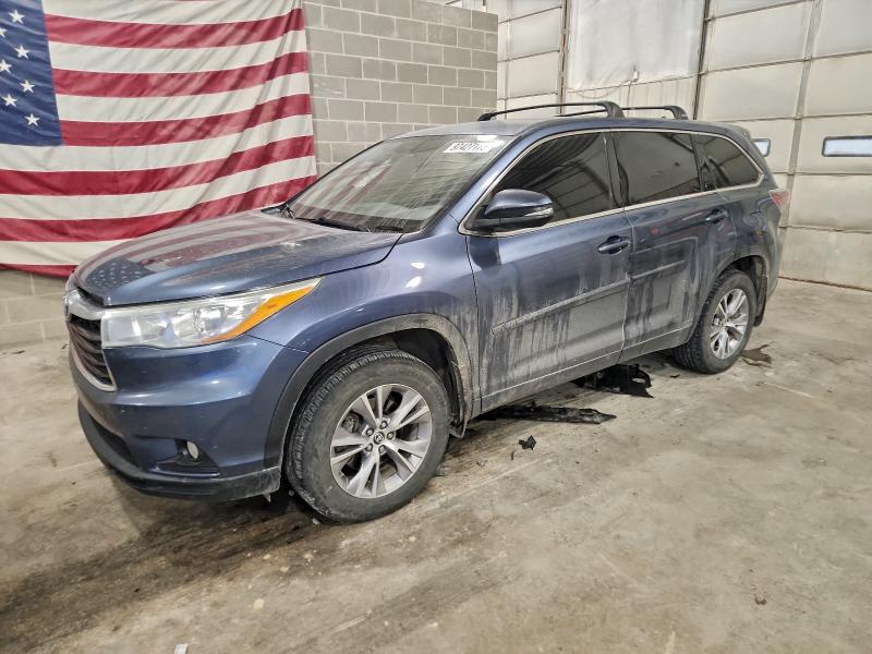TOYOTA HIGHLANDER 2016 with VIN 5TDBKRFH2GS340696 - Photo from auction