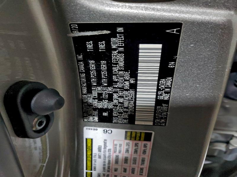 Photo 14 from auction – 2020 LEXUS RX 350 with VIN 2T2HZMDA4LC255081
