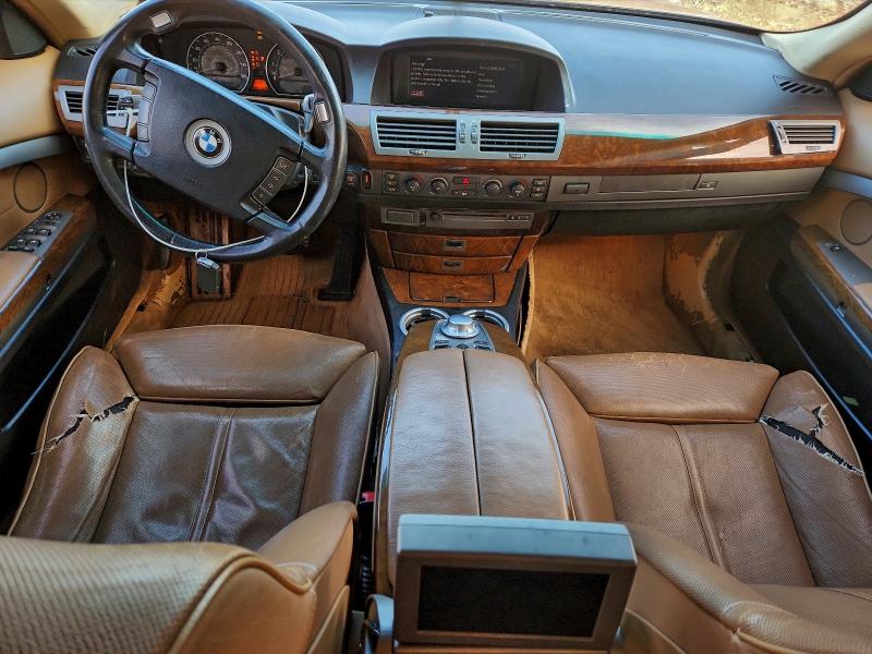 Photo 8 from auction – 2005 BMW 745 LI with VIN WBAGN635X5DS60459
