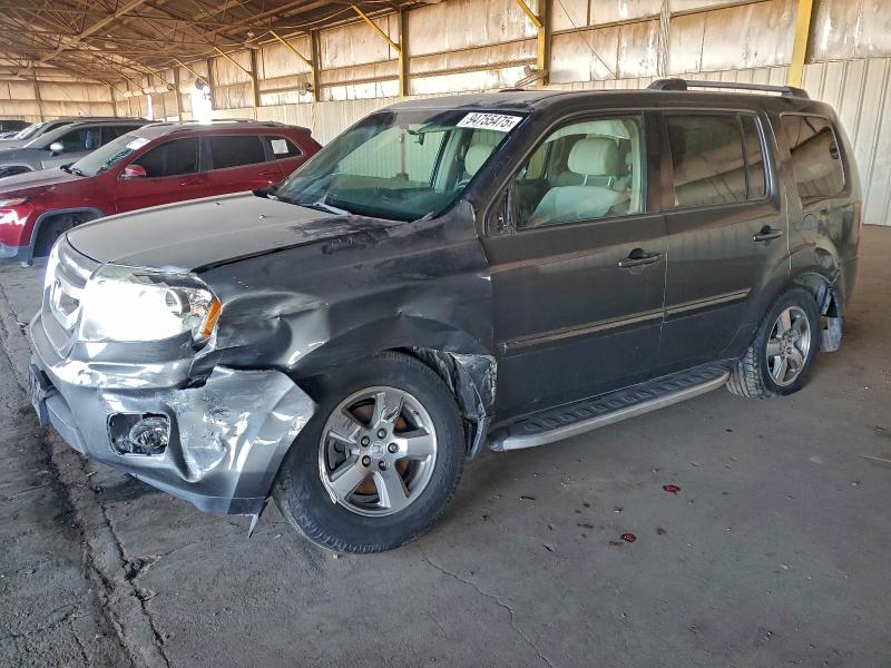 HONDA PILOT EX 2009 with VIN 5FNYF48439B003456 - Photo from auction
