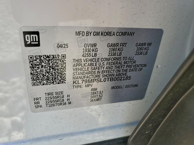 Photo 14 from auction – 2026 CHEVROLET TRAILBLAZE with VIN KL79MPSL0TB002185