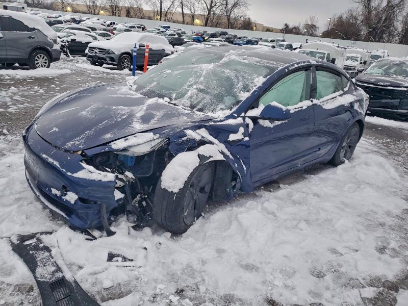 TESLA MODEL 3 2022 with VIN 5YJ3E1EA3NF371524 - Photo from auction