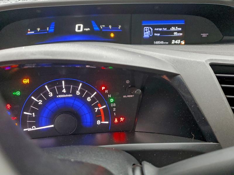 Photo 9 from auction – 2012 HONDA CIVIC with VIN 2HGFB2F6XCH573100