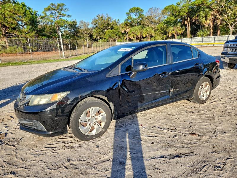 HONDA CIVIC LX 2013 with VIN 19XFB2F52DE022548 - Photo from auction