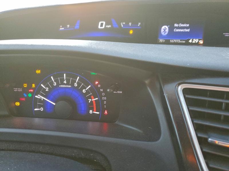 Photo 9 from auction – 2013 HONDA CIVIC EXL with VIN 19XFB2F94DE287863