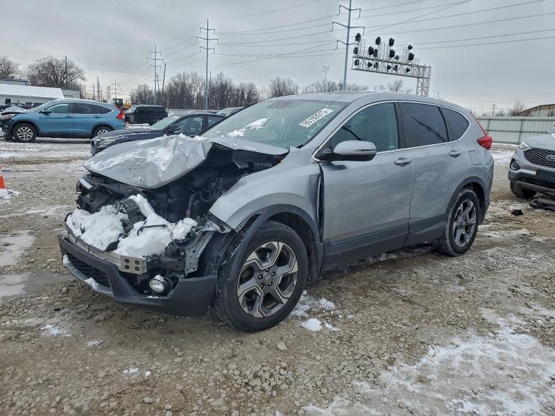 HONDA CR-V EX 2019 with VIN 5J6RW2H56KA021802 - Photo from auction