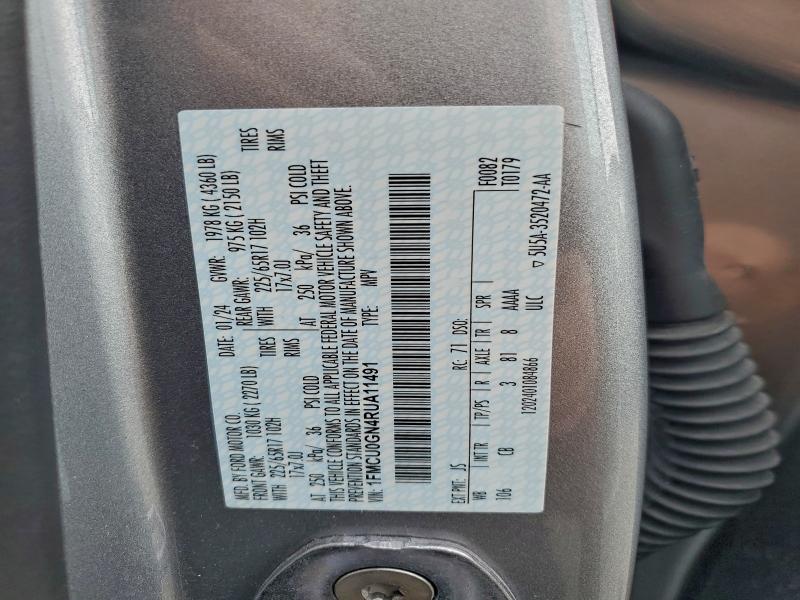 Photo 14 from auction – 2024 FORD ESCAPE ACT with VIN 1FMCU0GN4RUA11491
