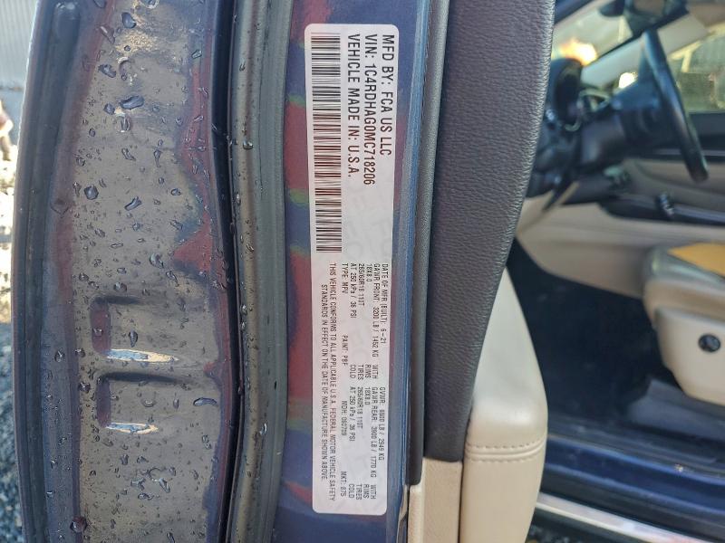 Photo 14 from auction – 2021 DODGE DURANGO with VIN 1C4RDHAG0MC718206