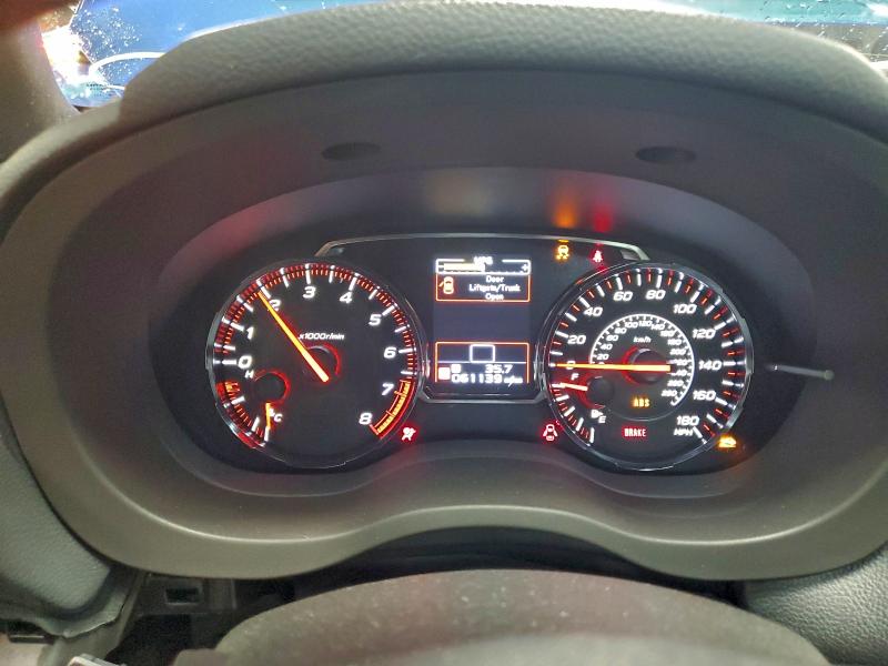 Photo 9 from auction – 2019 SUBARU WRX with VIN JF1VA1A69K9814406