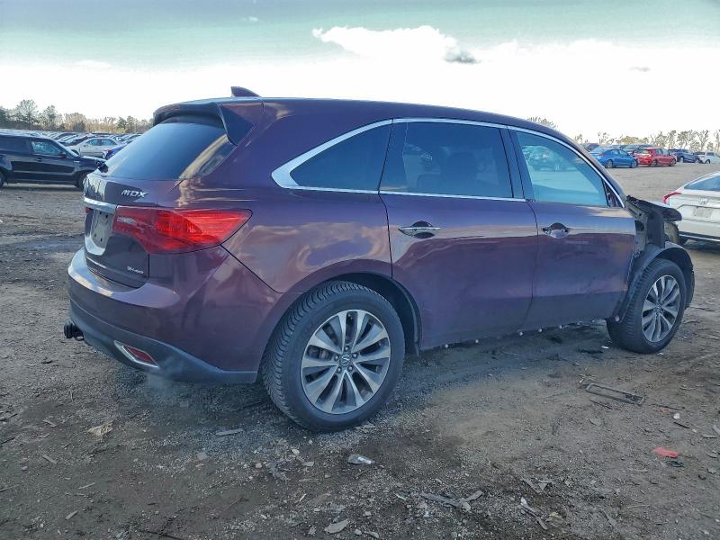 Photo 3 from auction – 2015 ACURA MDX TECHNO with VIN 5FRYD4H46FB012474