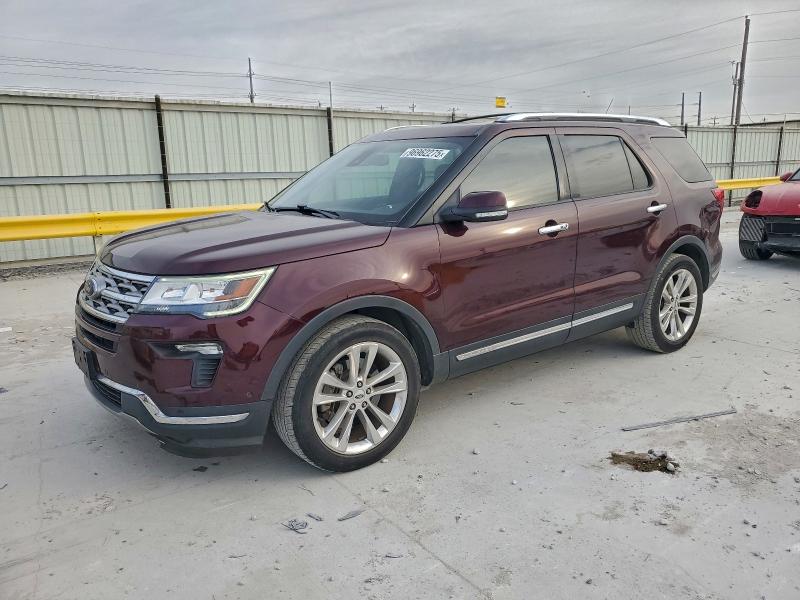 FORD EXPLORER L 2018 with VIN 1FM5K7F8XJGA13428 - Photo from auction