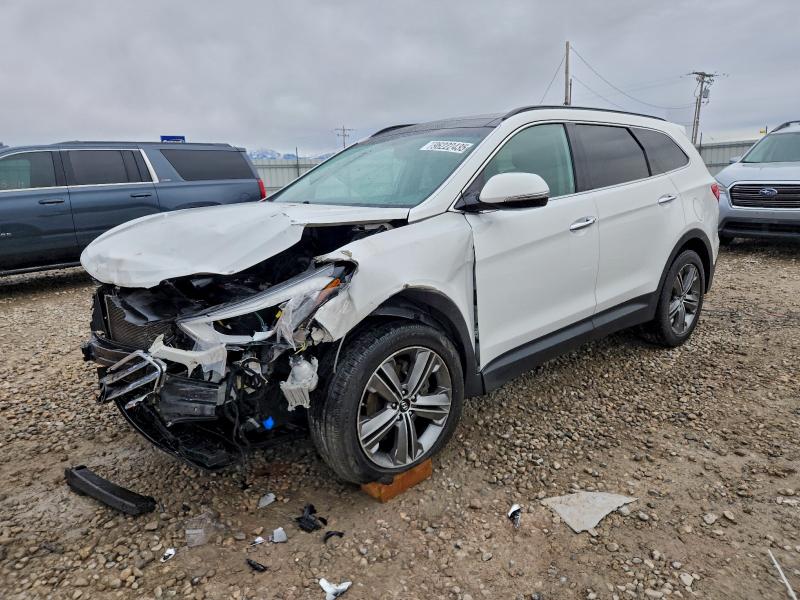 HYUNDAI SANTA FE 2015 with VIN KM8SRDHF6FU101930 - Photo from auction