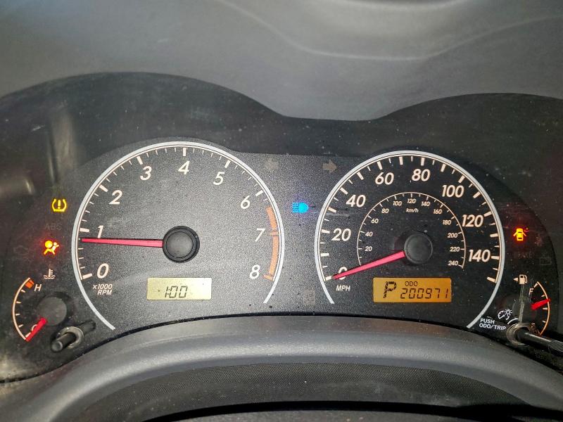 Photo 9 from auction – 2009 TOYOTA COROLLA BA with VIN 1NXBU40E19Z090292