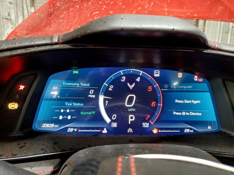 Photo 9 from auction – 2023 CHEVROLET CORVETTE S with VIN 1G1YC3D42P5139741