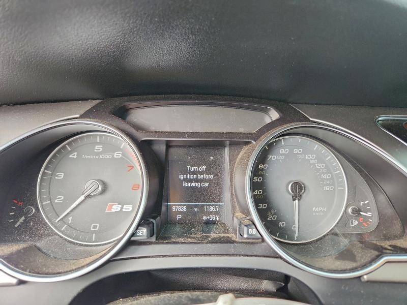Photo 9 from auction – 2013 AUDI S5 PRESTIG with VIN WAUVGAFR6DA013295