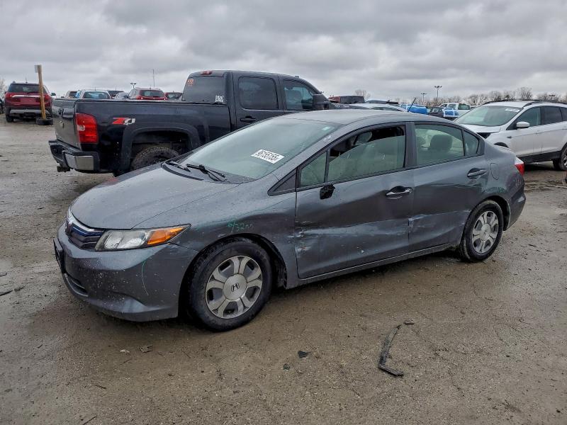 HONDA CIVIC HYBR 2012 with VIN JHMFB4F22CS006698 - Photo from auction