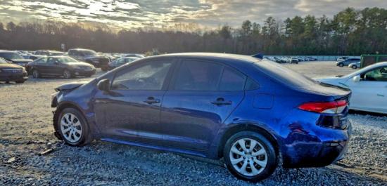 Photo 2 from auction – 2021 TOYOTA COROLLA LE with VIN JTDEPMAE3MJ135993