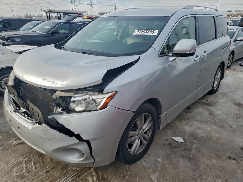 NISSAN QUEST S 2012 with VIN JN8AE2KP5C9044852 - Photo from auction
