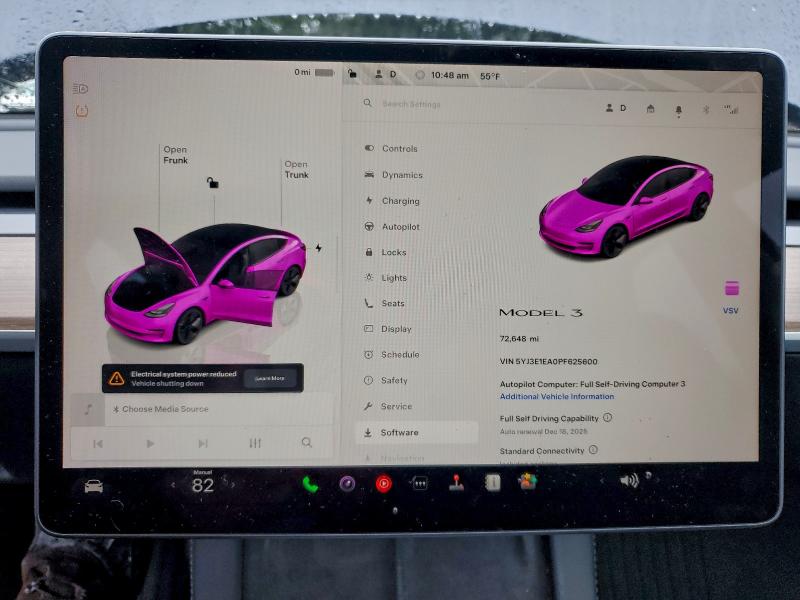 Photo 9 from auction – 2023 TESLA MODEL 3 with VIN 5YJ3E1EA0PF625600