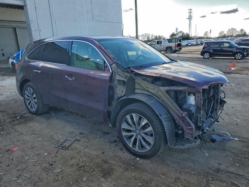 Photo 4 from auction – 2015 ACURA MDX TECHNO with VIN 5FRYD4H46FB012474