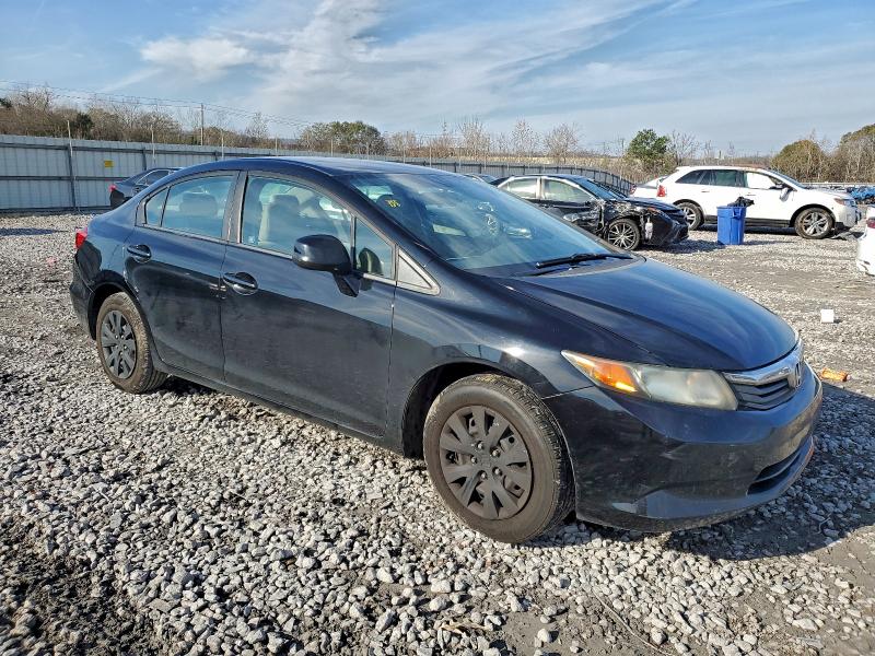 Photo 4 from auction – 2012 HONDA CIVIC LX with VIN 19XFB2F52CE081081