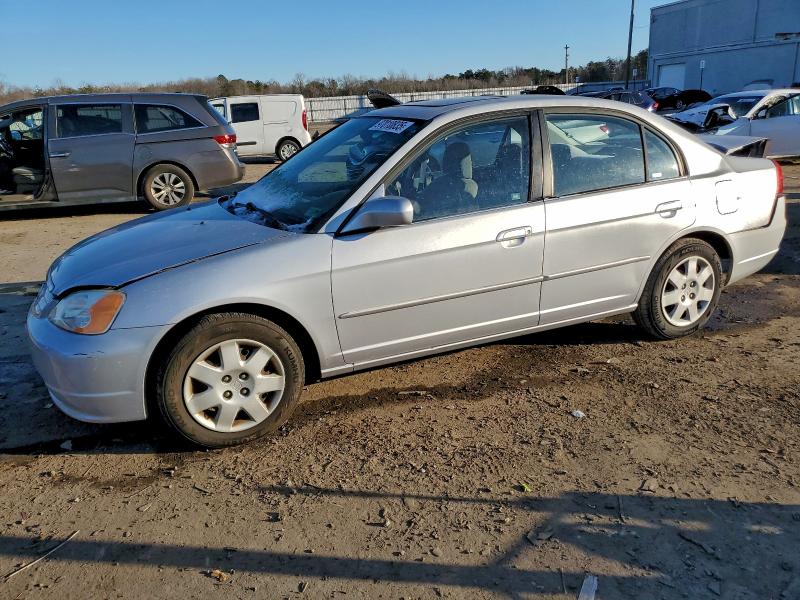 HONDA CIVIC EX 2001 with VIN 1HGES26781L077121 - Photo from auction