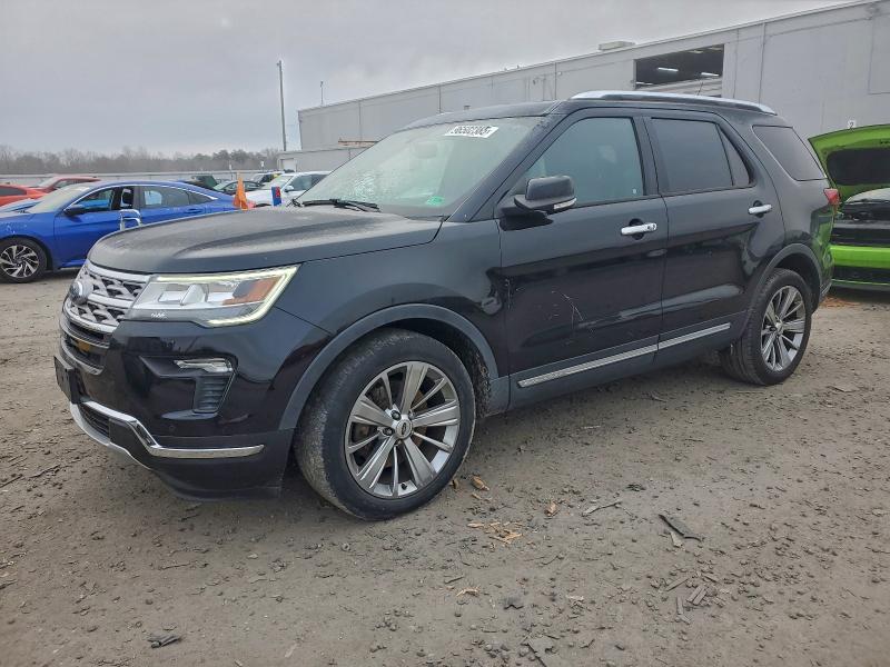 FORD EXPLORER L 2018 with VIN 1FM5K7F81JGB80549 - Photo from auction