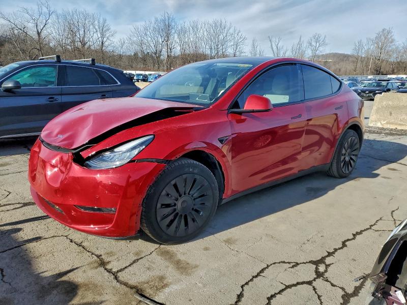TESLA MODEL Y 2021 with VIN 5YJYGDEE7MF300152 - Photo from auction