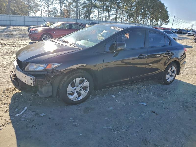 HONDA CIVIC LX 2013 with VIN 19XFB2F59DE023499 - Photo from auction