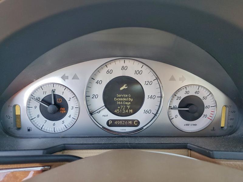 Photo 9 from auction – 2008 MERCEDES-BENZ E 350 with VIN WDBUF56X18B339804