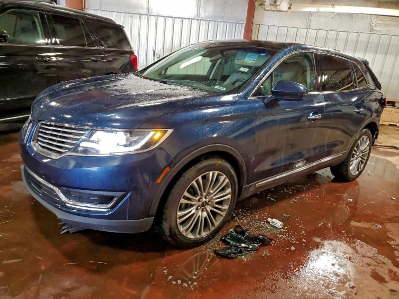 LINCOLN MKX RESERV 2017 with VIN 2LMPJ8LR4HBL28648 - Photo from auction