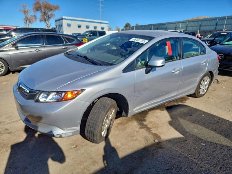 Photo 1 from auction – 2012 HONDA CIVIC LX with VIN 2HGFB2F55CH611842