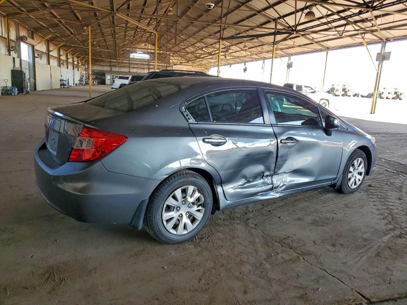 Photo 3 from auction – 2012 HONDA CIVIC LX with VIN 19XFB2F55CE342347