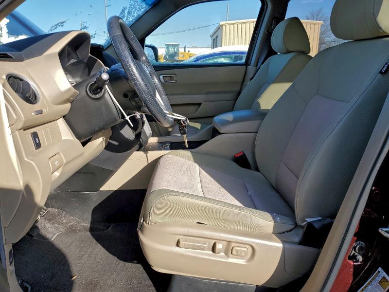 Photo 7 from auction – 2012 HONDA PILOT EX with VIN 5FNYF4H41CB076915