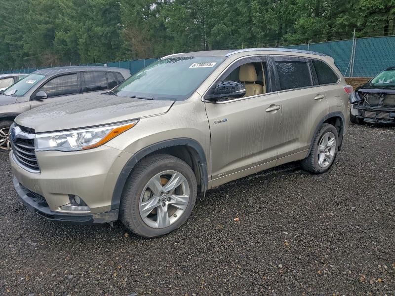 TOYOTA HIGHLANDER 2016 مع رقم تعريف المركبة 5TDDCRFH6GS015796 - صورة من المزاد