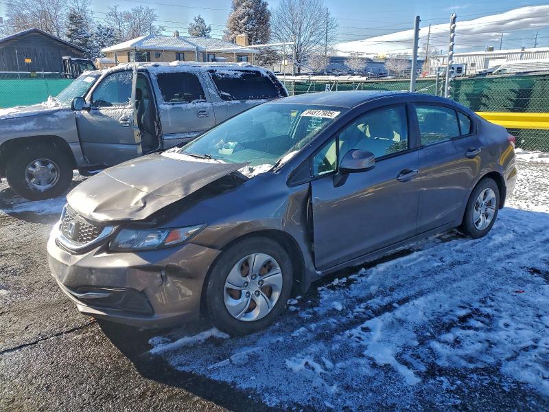 Photo 1 from auction – 2013 HONDA CIVIC LX with VIN 2HGFB2F55DH558819