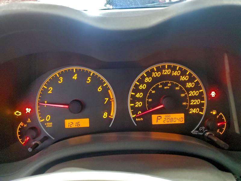 Photo 9 from auction – 2009 TOYOTA COROLLA BA with VIN 2T1BU40E09C022406