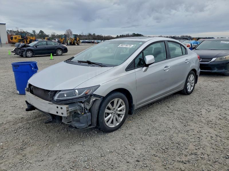 HONDA CIVIC EX 2012 with VIN 19XFB2F87CE065520 - Photo from auction