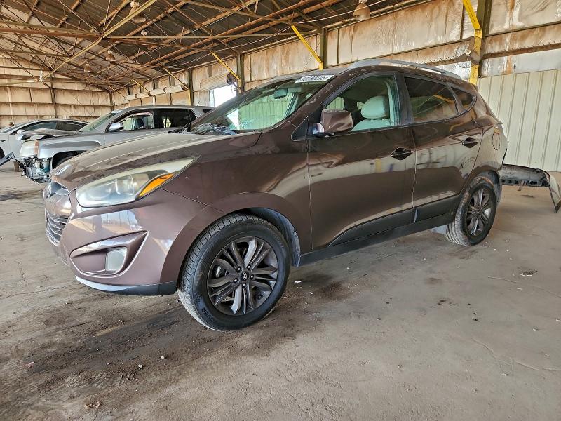 HYUNDAI TUCSON 2014 with VIN KM8JUCAG6EU915565 - Photo from auction