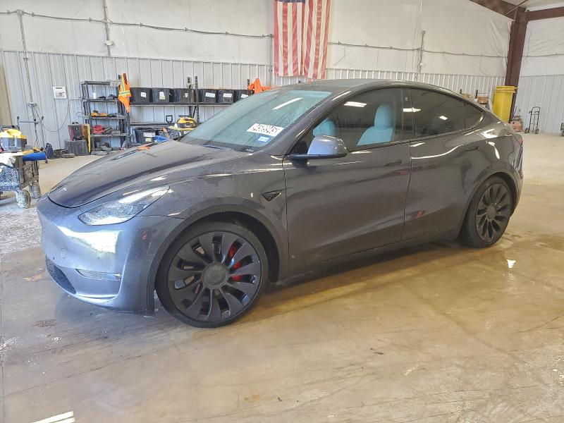 TESLA MODEL Y 2022 مع رقم تعريف المركبة 7SAYGDEFXNF383587 - صورة من المزاد