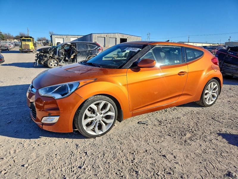 HYUNDAI VELOSTER 2013 with VIN KMHTC6AD3DU158366 - Photo from auction