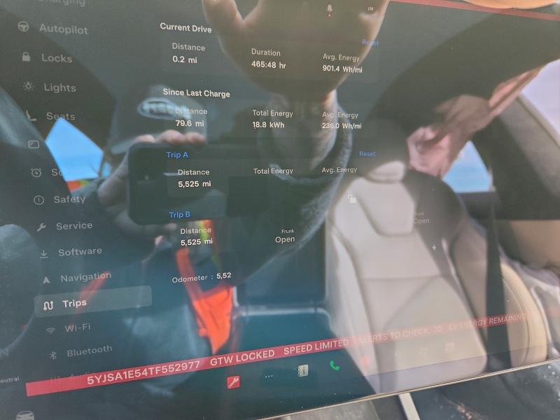 Photo 9 from auction – 2026 TESLA MODEL S with VIN 5YJSA1E54TF552977