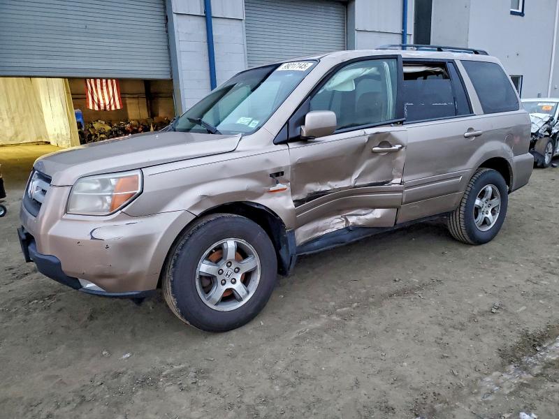 HONDA PILOT EXL 2007 with VIN 5FNYF28647B005607 - Photo from auction
