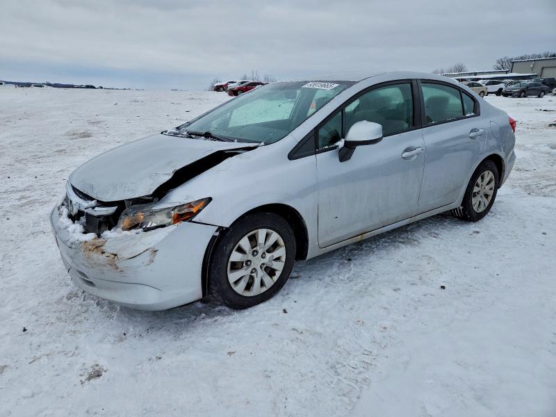 HONDA CIVIC LX 2012 with VIN 19XFB2F53CE022699 - Photo from auction