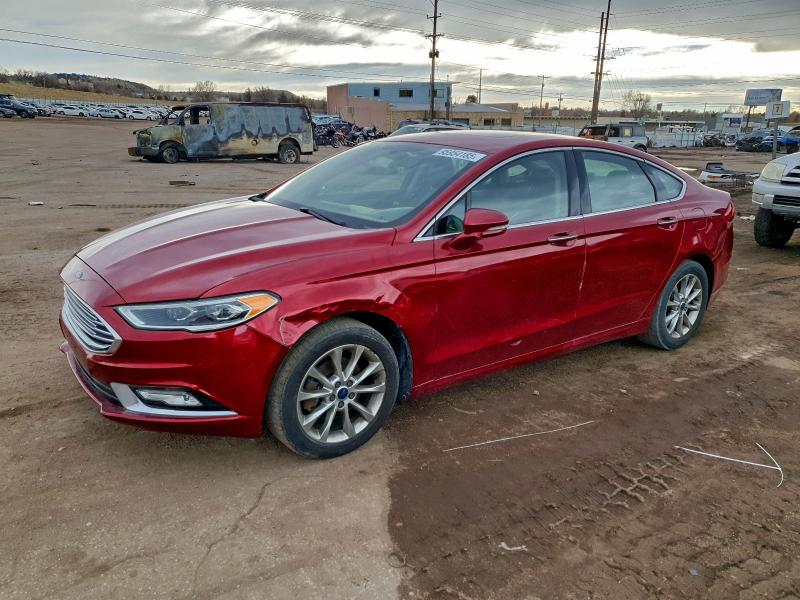FORD FUSION SE 2017 with VIN 3FA6P0HD8HR251542 - Photo from auction