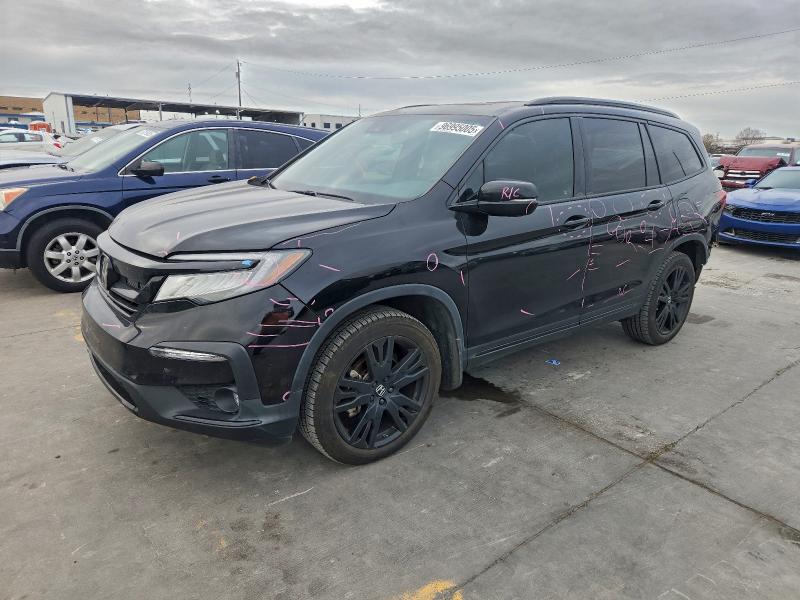 HONDA PILOT BLAC 2021 with VIN 5FNYF6H7XMB051969 - Photo from auction