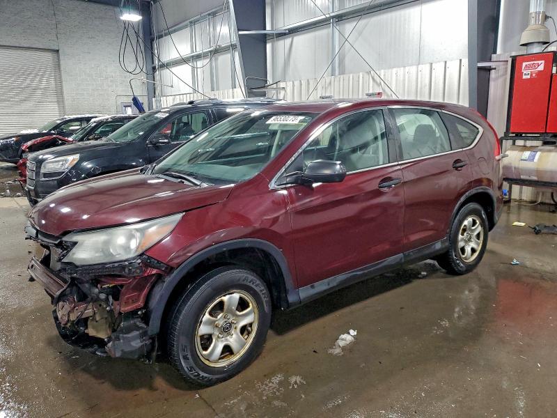 HONDA CR-V LX 2014 with VIN 5J6RM4H39EL068623 - Photo from auction